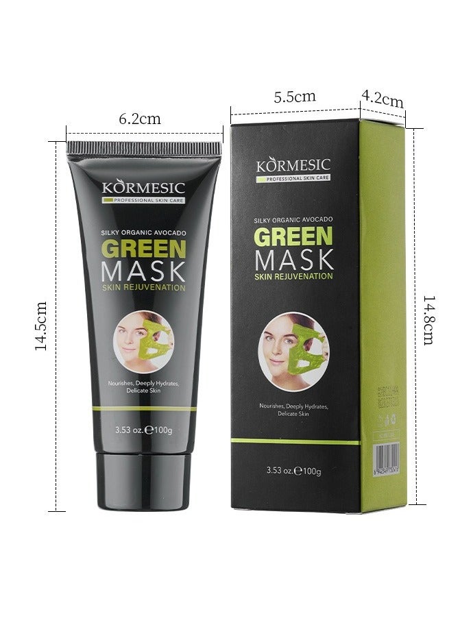 Kormesic Avocado Green Clay Mask - 100g - Image 1