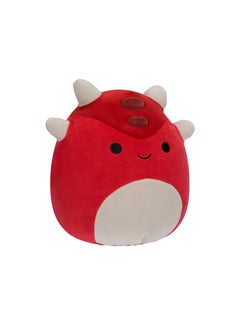 Squishmallows 7.5 inch Little Plush Sergio the Red Armored Dino Officially Licensed Kellytoy Plush Toy Colorful Soft Gift for Kids Girls & Boys Washable Squishy Stuff Toy Multicolor All Age  - Image 2