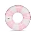 FUNBOY Giant Vintage Pink Stripe Inflatable Pool Float with Cup Holder 48 Pool Float for Adults Inner Tube Pool Toys Swim Rings Swimming Pool Accessories Pool Lounger Float for Pool Party Summer - Image 3