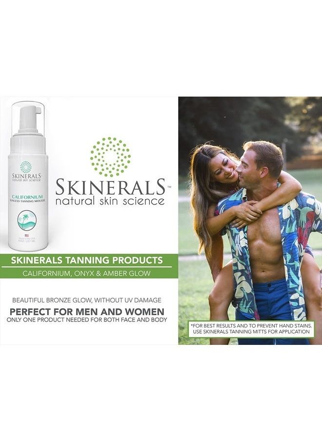 Skinerals - Self Tanner Sunless Bronzer Californium Natural and Organic Ingredients for Safe Alternative to Sun Tanning for Body and Face (8 Ounce) (Californium) - Image 1