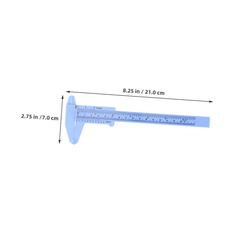 Plastic Precision Caliper Set 150mm 0.5mm Accuracy Metric Measuring Tool - Image 3