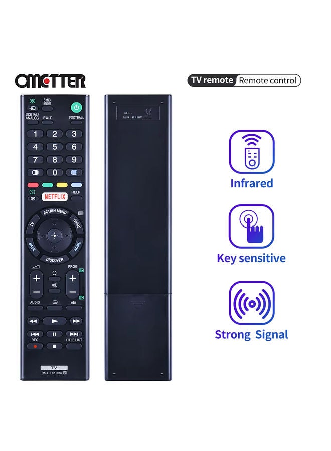 OMETTER RMT-TX100A New for Sony Smart TV Remote Control KDL-43W800C KDL-43W800D KD-49X8500C KD-49X8300C KDL-50W800D KDL-55W800C - Image 1