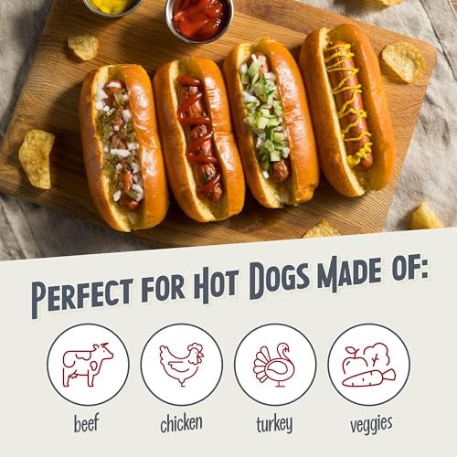 Nostalgia Retro Pop-Up Hot Dog Toaster, 2 Link and 2 Bun Capacity, With Mini Tongs, Works With Chicken, Turkey, Veggie Sausages and Brats - Image 5