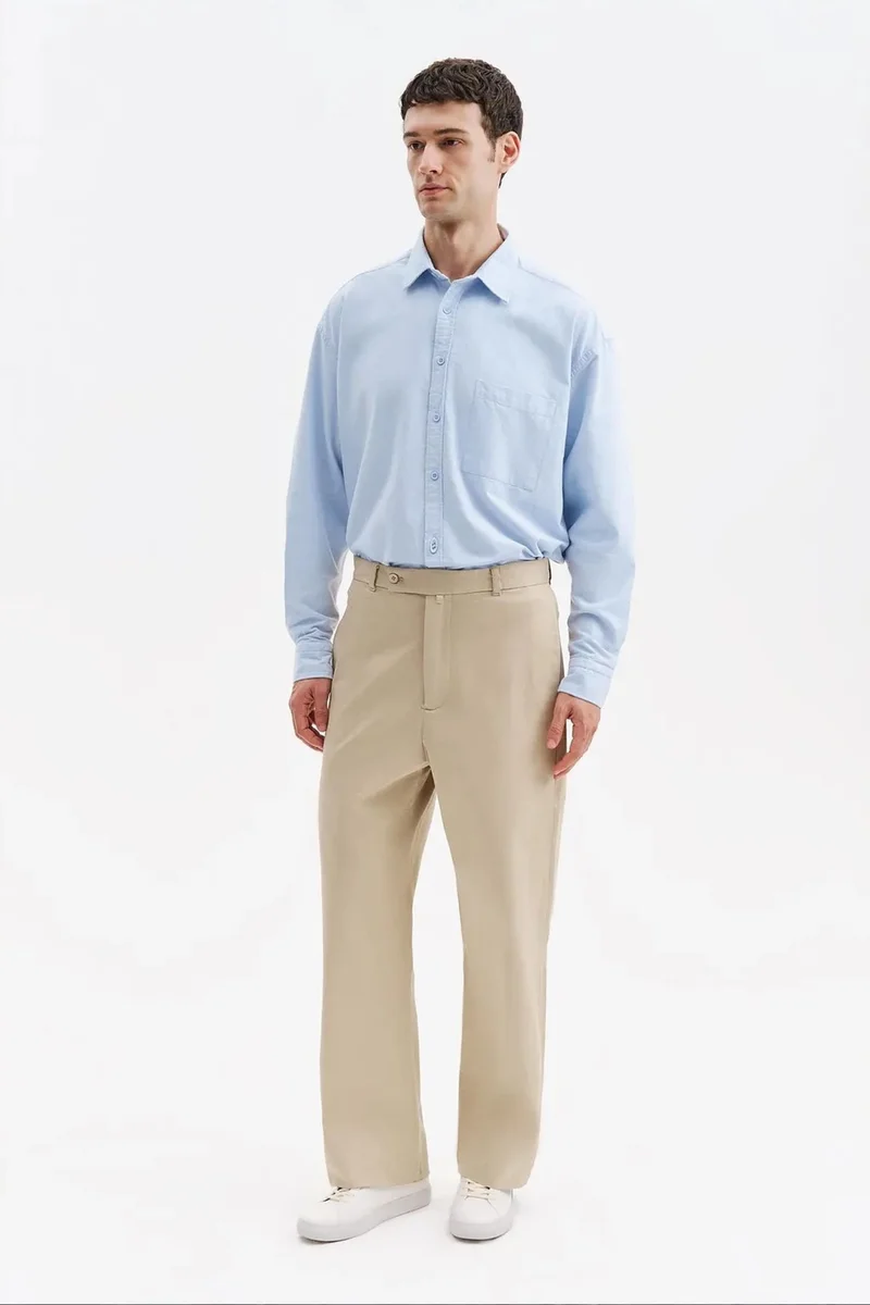 GIESTO Men's Cotton Lycra Suit Pants