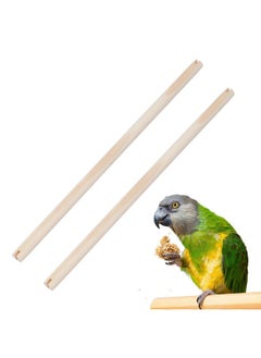 Western Era 'S Avian Haven Wooden Perch: Optimal Foot Health & Comfort For Your Feathered Companions, Ideal For Parakeets, Cockatiels & Small Birds, Crafted From Natural Wood For Durability (Pack Of 2)  - Image 1