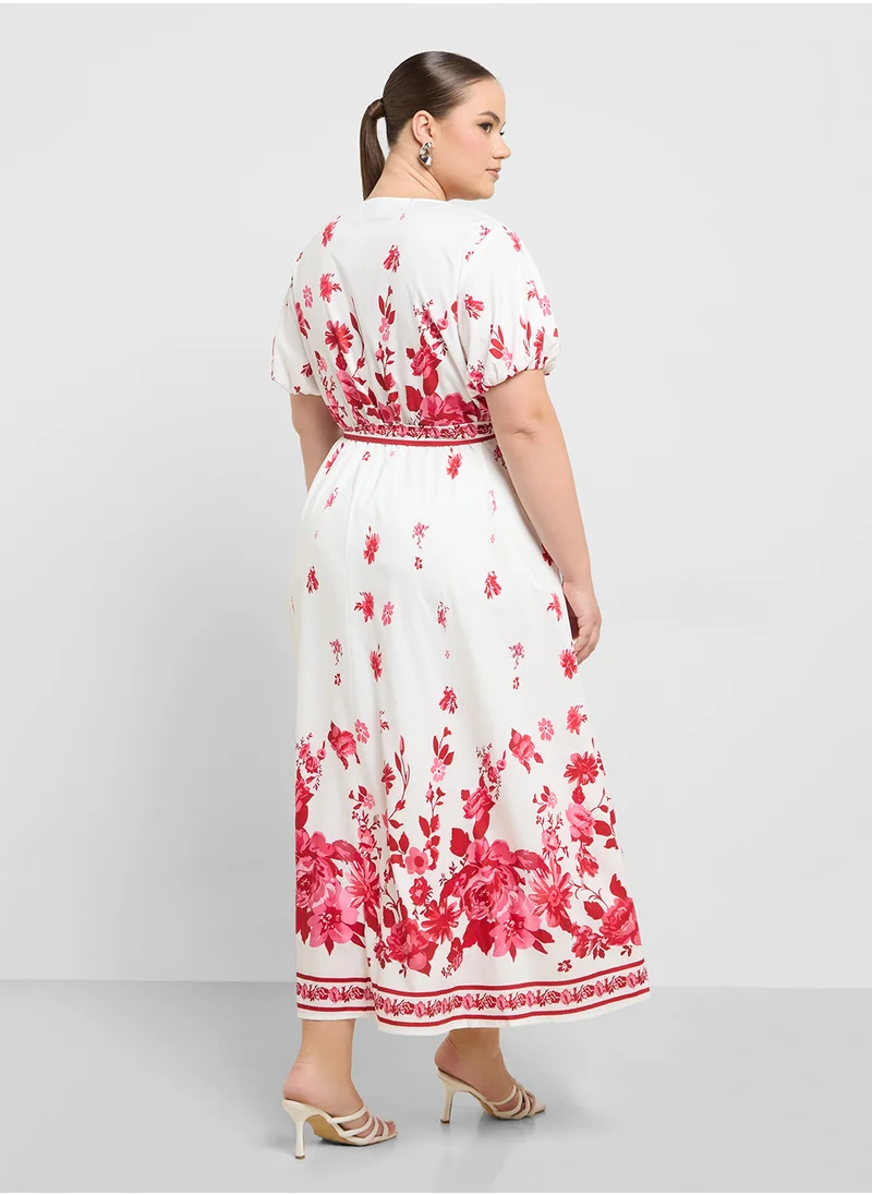 ايلا بلس Floral Print Dress