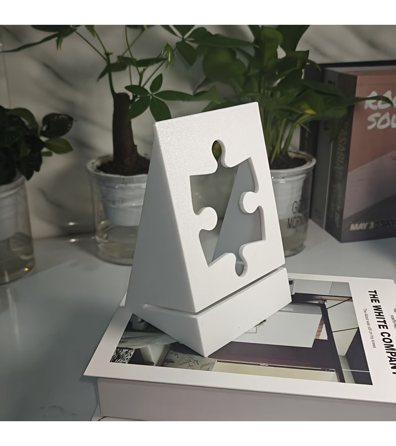 Black Display Stand for 1pc Puzzle Poster Box Durable Plastic Decorative Style Showcasing Collectibles - Image 3
