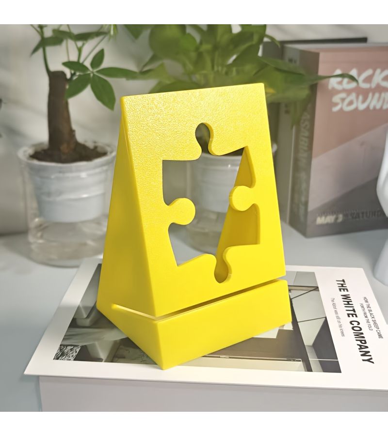 Black Display Stand for 1pc Puzzle Poster Box Durable Plastic Decorative Style Showcasing Collectibles - Image 4