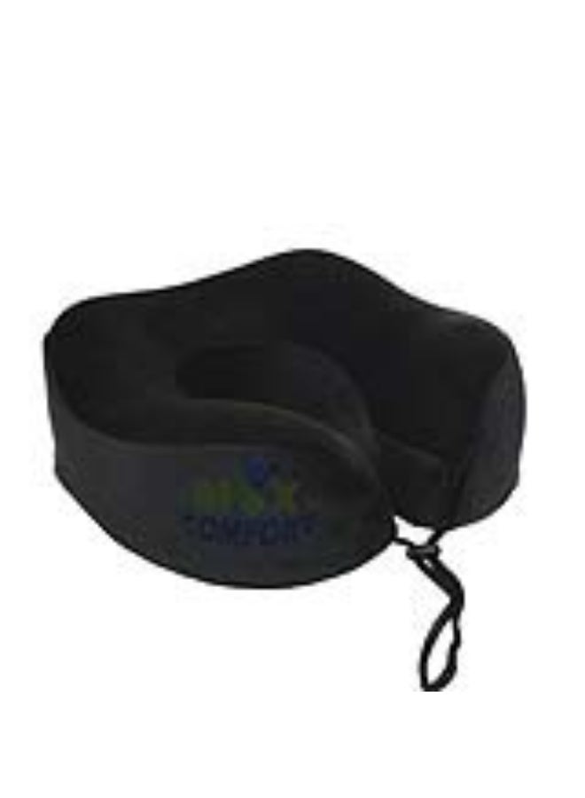 Max Comfort Elevated Medical Memory Foam Neck Pillow, Comfortable Support for Travel and Sitting - Image 1