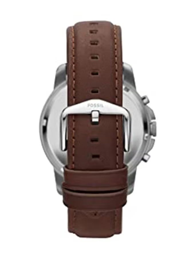 Fossil Q FOSSIL Men's Water Resistant Leather Chronograph Watch FS4813IE - 44 mm - Brown  - Image 3