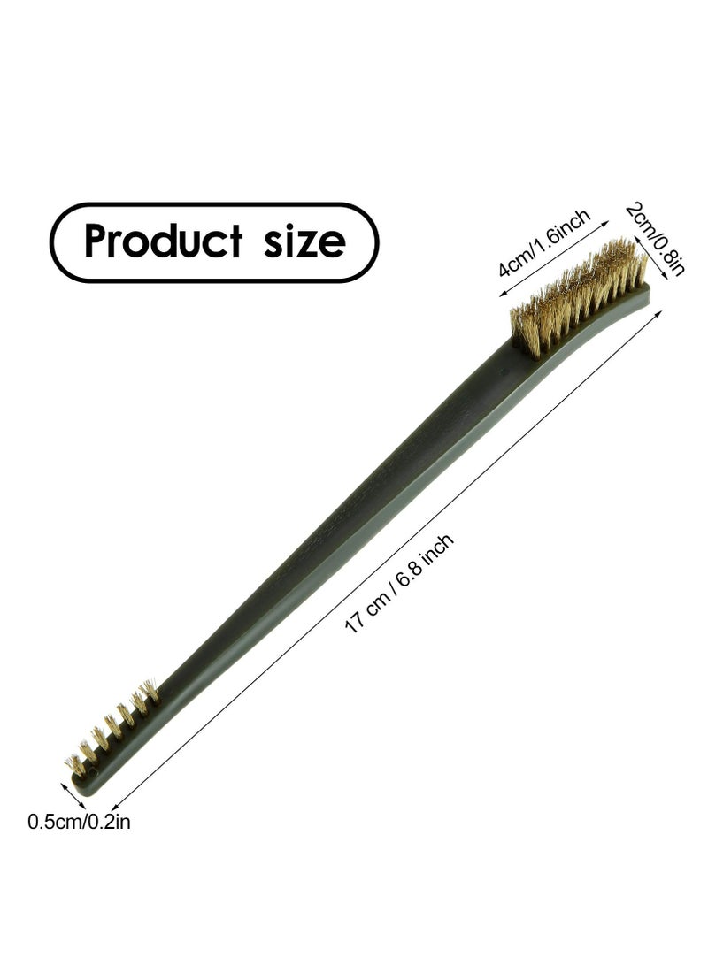 Loquat 9 Piece Mini Wire Brush Set for Rust, Paint, Metal Cleaning - Image 2