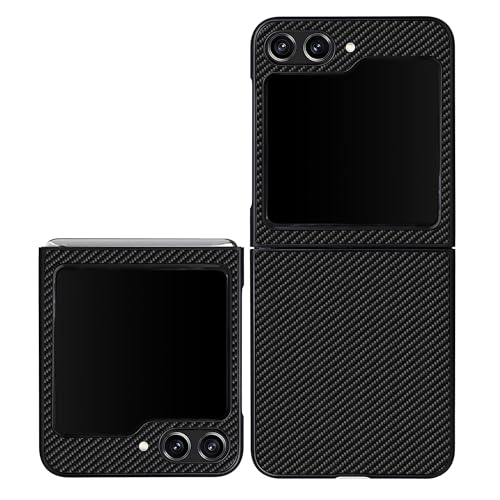 DailyObjects Carbon Fiber Case for Samsung Galaxy Z Flip 6 | Polycarbonate TPU Slim Back Cover | Anti Shock, Scratch Resistant | Sturdy Design | Full Body Protection | Wireless Charging - Image 5