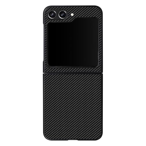 DailyObjects Carbon Fiber Case for Samsung Galaxy Z Flip 6 | Polycarbonate TPU Slim Back Cover | Anti Shock, Scratch Resistant | Sturdy Design | Full Body Protection | Wireless Charging - Image 3