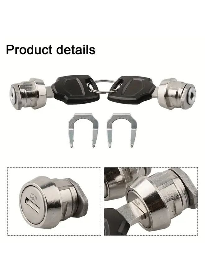 Motorcycle Aluminum Alloy Tail Box Accessory Kit With Quick Release Base Plate And Lock Cylinders - Image 5