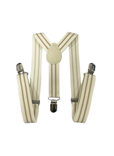 حمالات بمشبك Y قوي قابل للتعديل للأولاد والأطفال والرضع والبنات والرضع والرضع （بيج （كاكي）