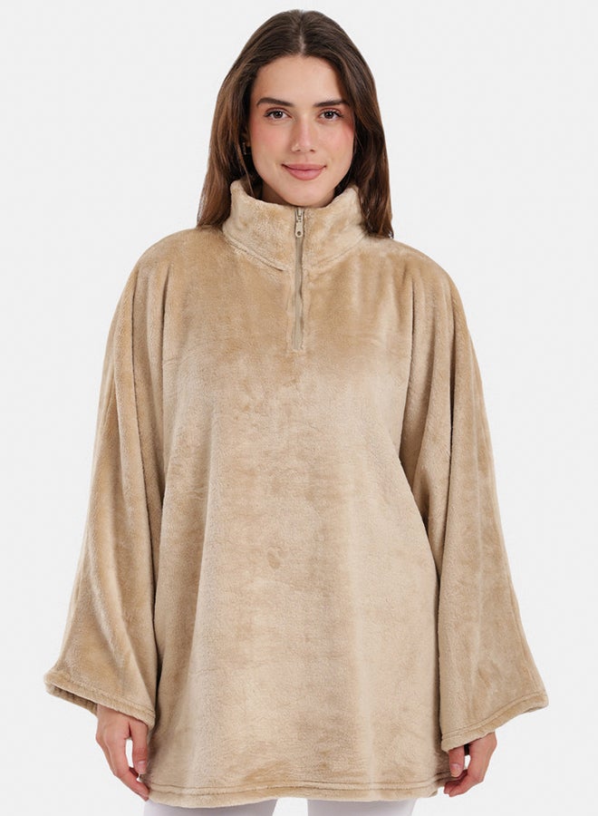Carina Velvet Poncho Wearable Blanket - Image 1