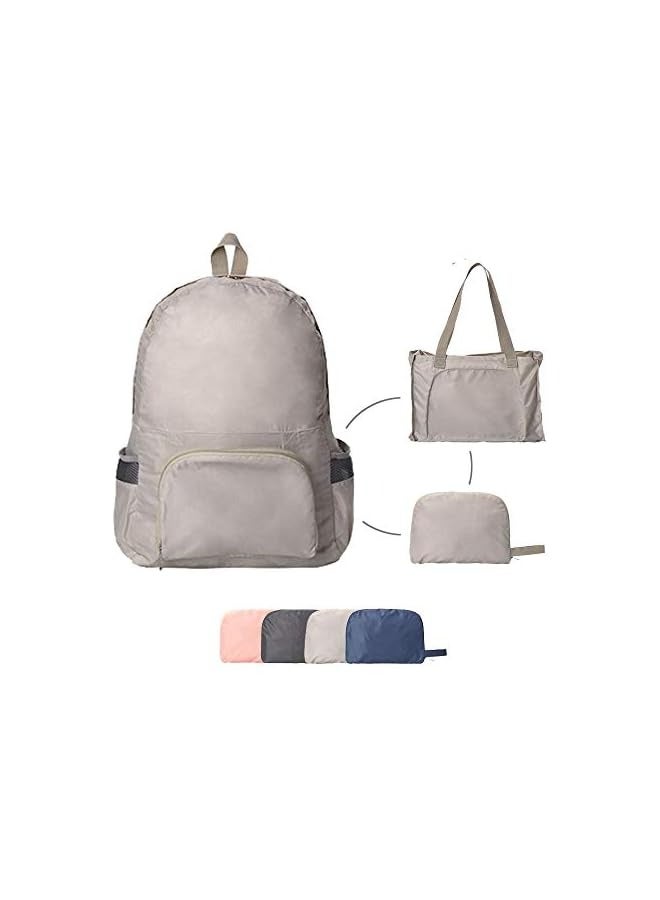 Green Tiger Travel Lite FOLDABLE LIGHTWEIGHT DURABLE TRAVEL BACKPACK | PACKABLE BACKPACK | DAYPACK (Beige), unisex-adult - Image 1