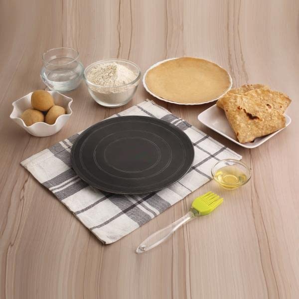 PGen Size 13 Inches Large Traditional Iron Desi TawaPan for Dosa Roti Chapati Bhakri for Home and Professional Use Dosa Tawa Without Handle - Image 2