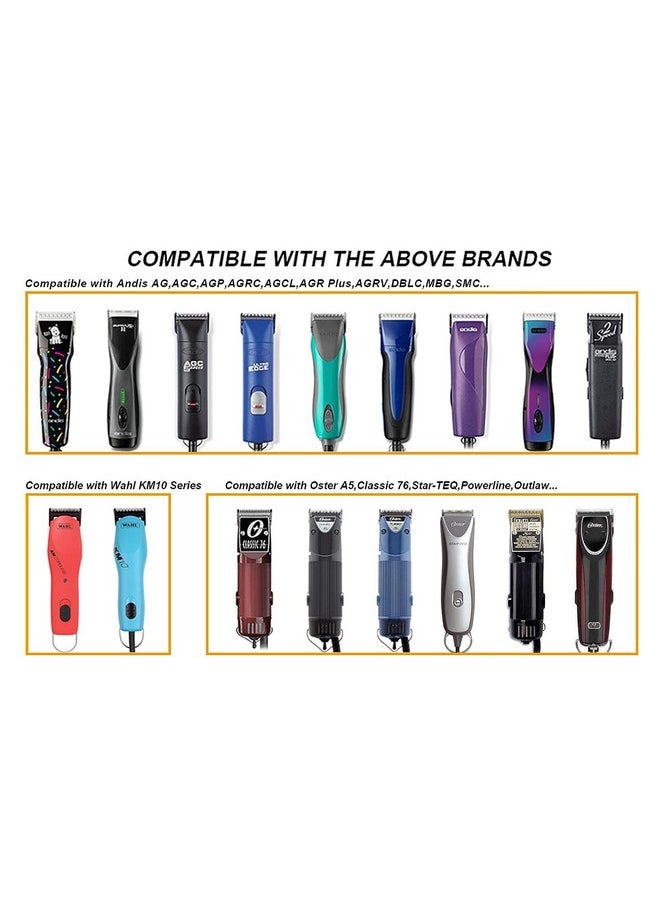 colorski 000 & 0A Detachable Replacement Ceramic Blades Set Cut Length 1 50Inch To 3 64 Lnch Compatible With Oster Classic 76 Starteq Powerteq A5 A***S Clipper  - Image 3