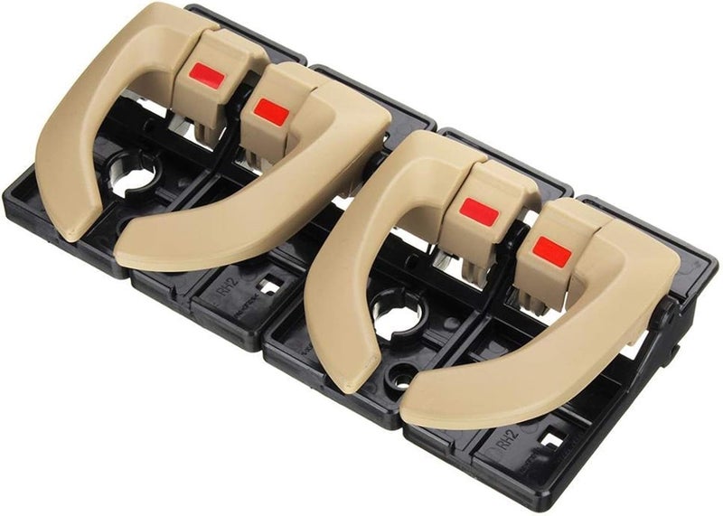QASULER 4Pcs Beige Door Handle Set for Hyundai Tucson - Image 1