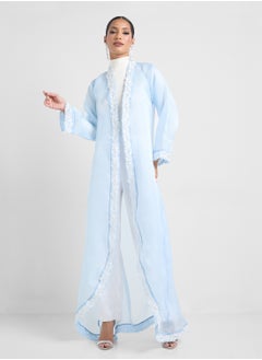 Khizana Embroidered Abaya With Sheila  - Image 1