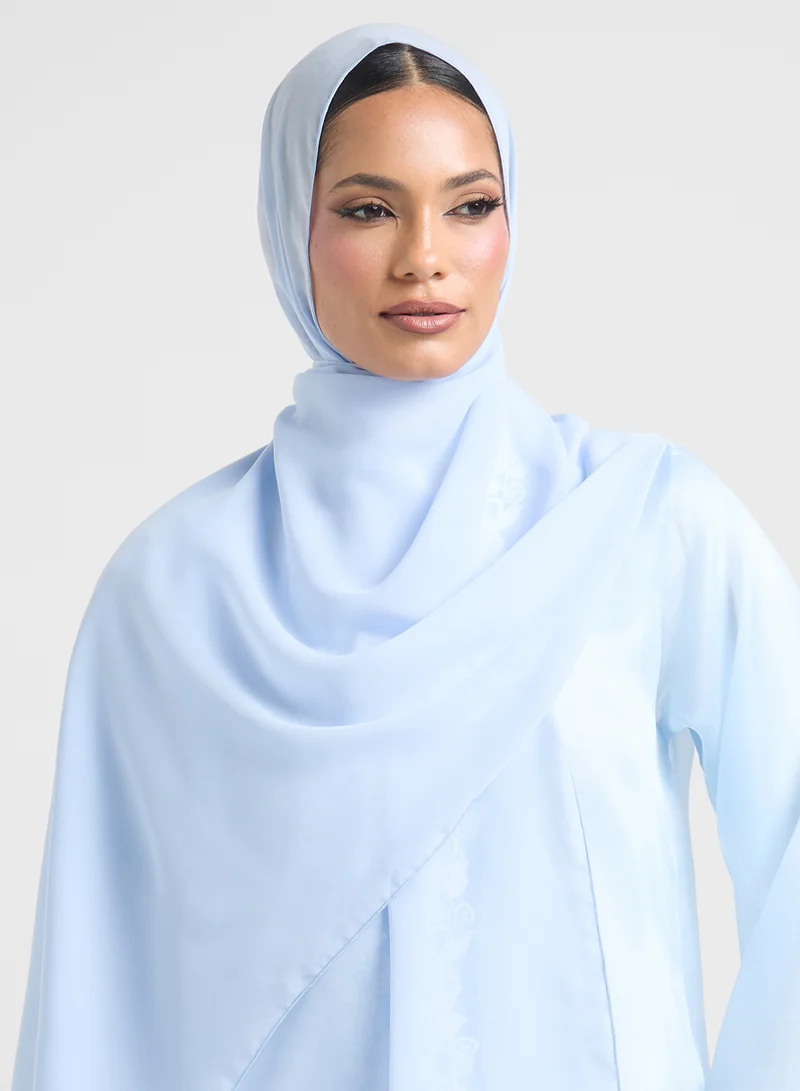 Khizana Embroidered Abaya With Sheila