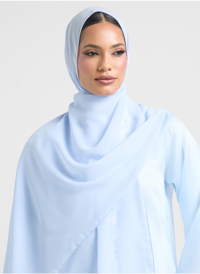 Khizana Embroidered Abaya With Sheila  - Image 4