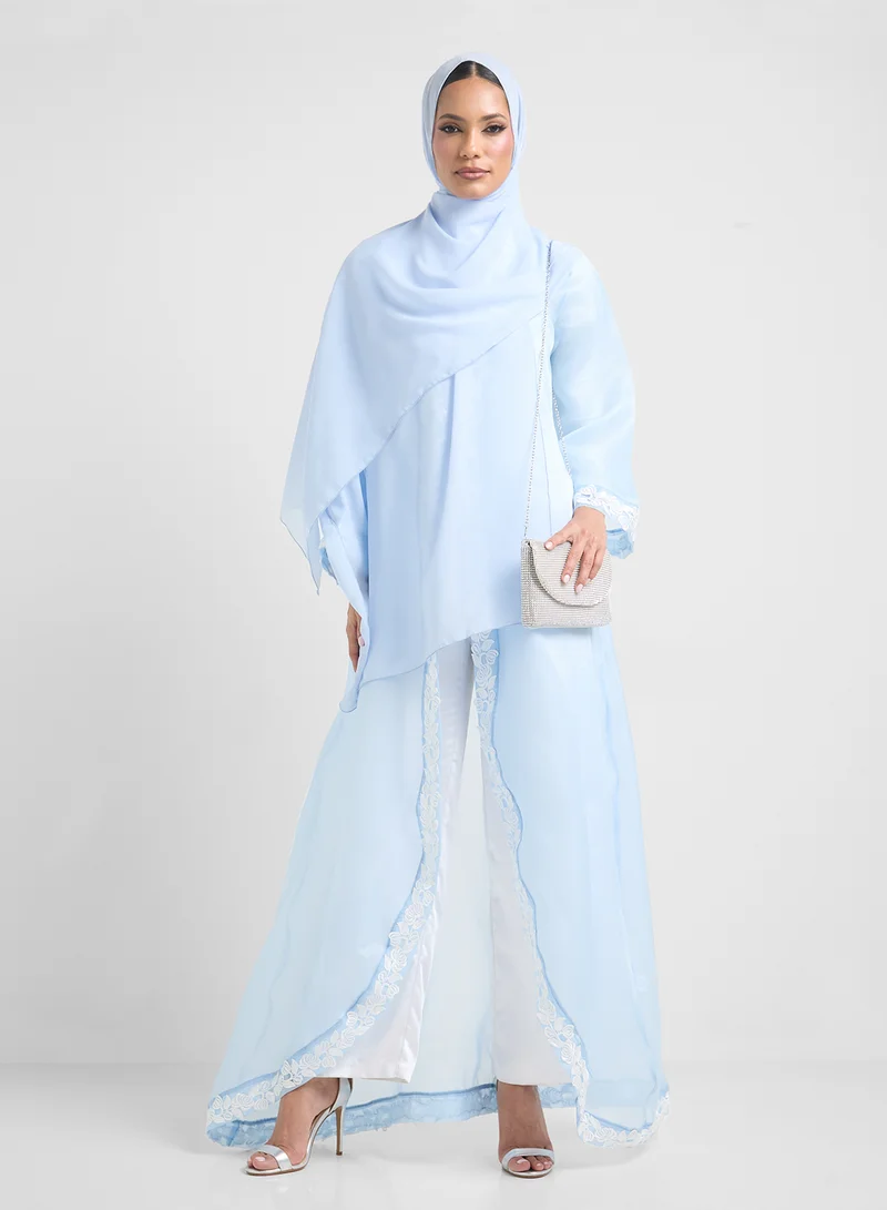 Khizana Embroidered Abaya With Sheila
