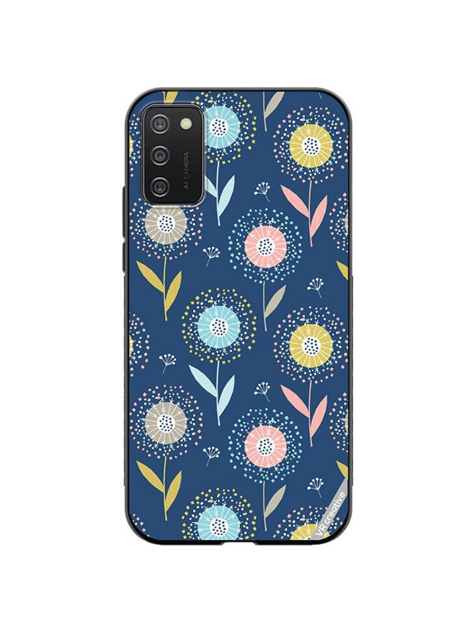 VR CREATIVE Protective Case Cover For Samsung Galaxy A03s Flower Design Multicolour - Image 1