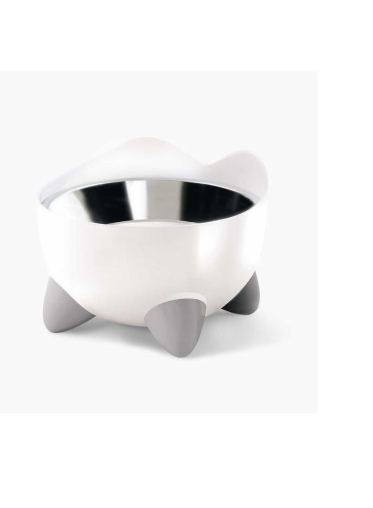 كاتيت طبق تغذية مرتفع من كاتيت بيكسي أبيض - Image 1