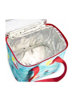 Milk&Moo Milk&Moo Kids Lunch Bag, Insulated Lunch Box For Kids, Lightweight, Cute Cooler Thermal Bag For Toddler Boys and Girls, Suitable For Pre School, Kindergarten, Elemantary Grade, Turquoise / Red  - Image 3