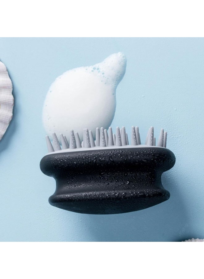 عام فرشاة شامبو تدليك فروة الرأس من السيليكون، فرشاة فروة الرأس، تزيل القشرة ونمو الشعر، مناسبة لجميع أنواع الشعر - Image 3