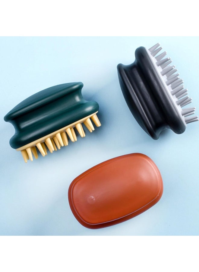 عام فرشاة شامبو تدليك فروة الرأس من السيليكون، فرشاة فروة الرأس، تزيل القشرة ونمو الشعر، مناسبة لجميع أنواع الشعر - Image 4