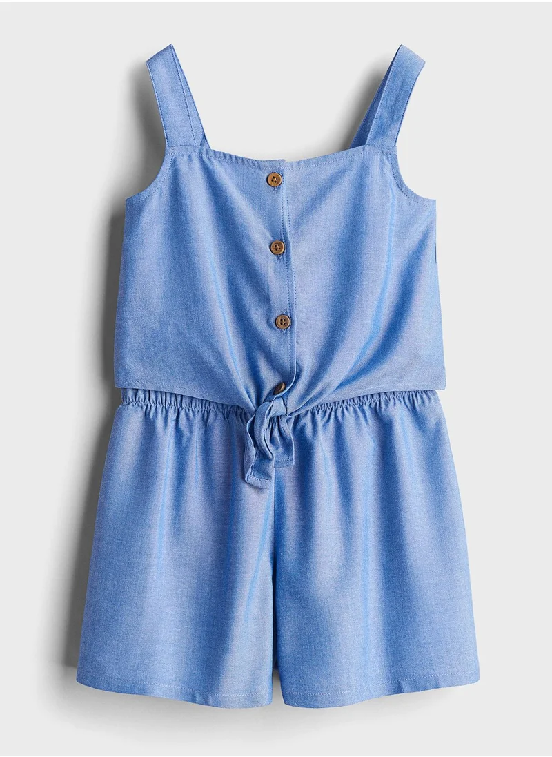 H&M Kids Button Detail Top & Shorts Set