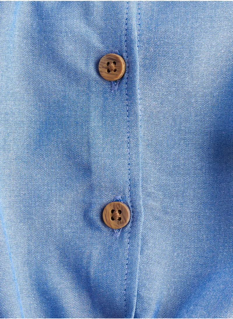 H&M Kids Button Detail Top & Shorts Set