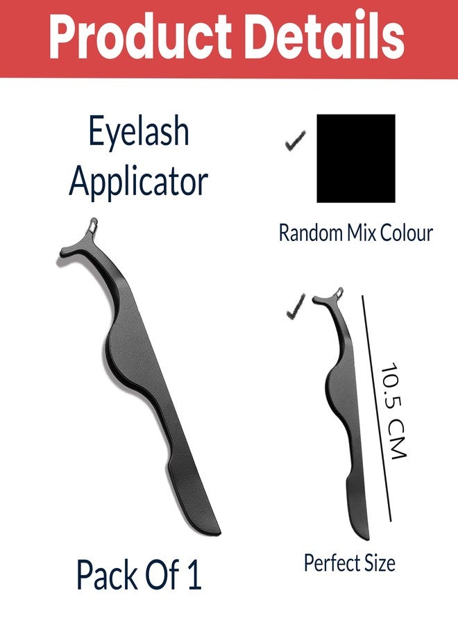 TEMPERIA (1pc) Fake Eyelashes Extension Applicator Makeup Accessories Tools - Creates Eye-Opening & Lifted Lashes - False Eyelash Curler for Women & Girls - Suitable for All Eye Shapes (HS318) - Image 2