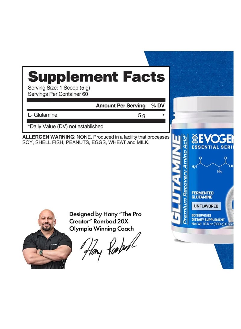 أيفوجن نيوتريشن جلوتامين ريكوفري حمض أميني بدون نكهة 300 جم - Image 2