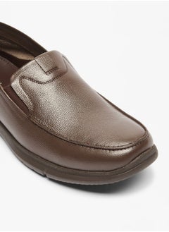 DUCHINI Men's Textured Slip-On Moccasins  - Image 5