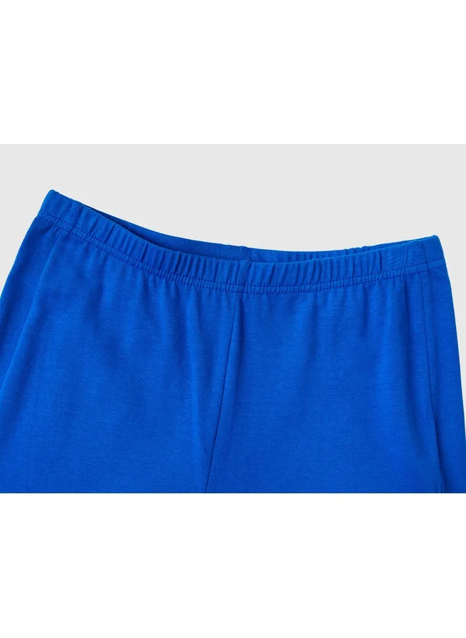 يونايتد كولورز أوف بينتيون Long Pyjamas In Warm Jersey