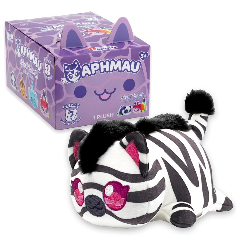Aphmau 6â€ MeeMeow Mystery Plush â€“ Series 1 Safari; YouTube Gaming Channel, Blind Box, 1 of 8 Possible Safari MeeMeows, Official Aphmau Merch - Image 5