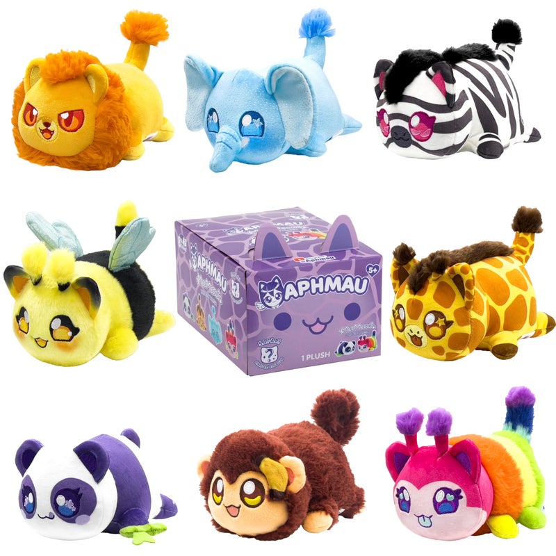 Aphmau 6â€ MeeMeow Mystery Plush â€“ Series 1 Safari; YouTube Gaming Channel, Blind Box, 1 of 8 Possible Safari MeeMeows, Official Aphmau Merch - Image 1