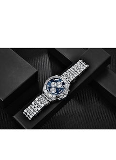 BENYAR Watches for Men Watch Quartz Luxury Stainless Steel  Water Resistant Chronograph Watch 5180  - Image 4