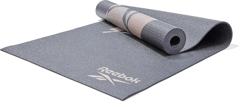 ريبوك حصيرة يوغا ريبوك 4 مم – مقاومة للانزلاق، مبطنة وناعمة لليوغا والبيلاتس - Image 1