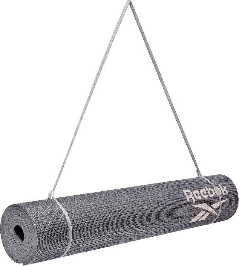 ريبوك حصيرة يوغا ريبوك 4 مم – مقاومة للانزلاق، مبطنة وناعمة لليوغا والبيلاتس - Image 5