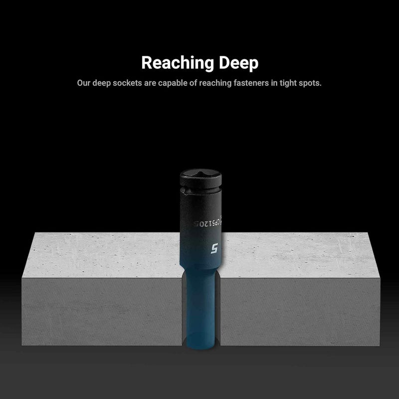 Capri Tools 7 mm Deep Impact Socket, 1/4-Inch Drive, 6-Point, Metric - Image 5