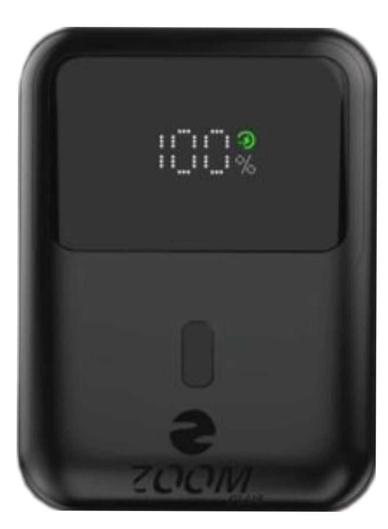 زوم بلس Zoom Plus Maximo ZP10B - بنك طاقة عالي السرعة بسعة 10,000 مللي أمبير/ساعة مع شحن سريع بقوة 22.5 واط - Image 1