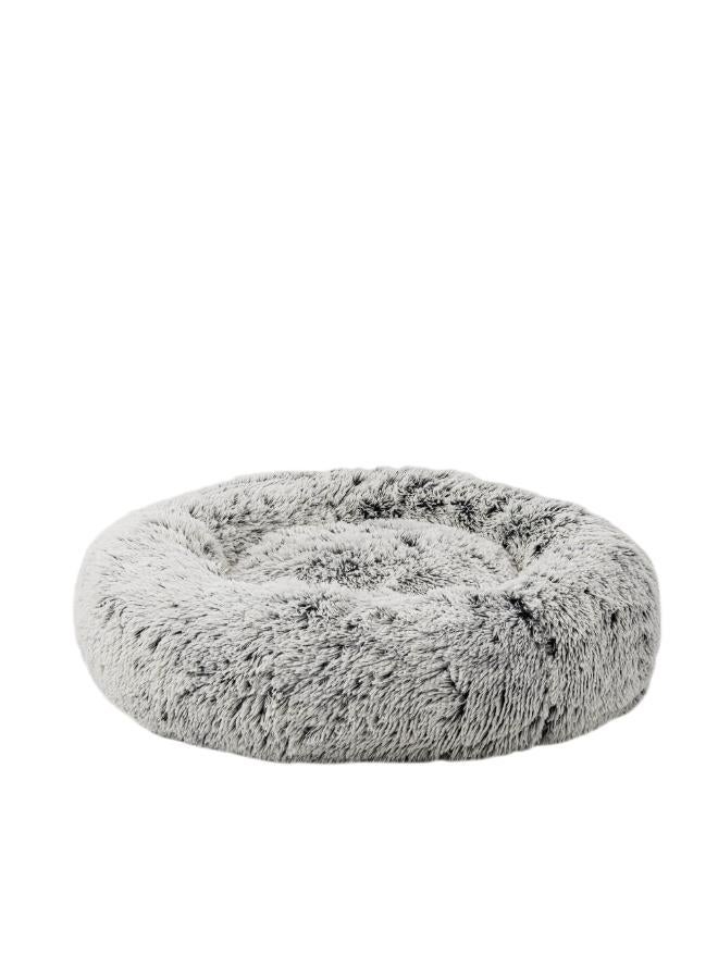 مورو مورو سرير كلاب مخملي تقويمي مع فراء ناعم وقاعدة بلاستيكية - عش مريح وقابل للغسل للحيوانات الأليفة - Image 1