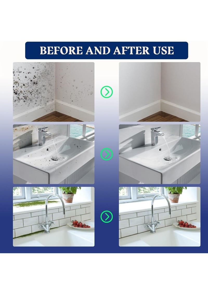 SYOSI Mold Remover Gel Quick Acting Foaming Stain Spray Cleaner Foam, All Purpose Household Suitable for Walls Tiles Floors Sinks Bathtubs and Toilets 2 Pcs - Image 5