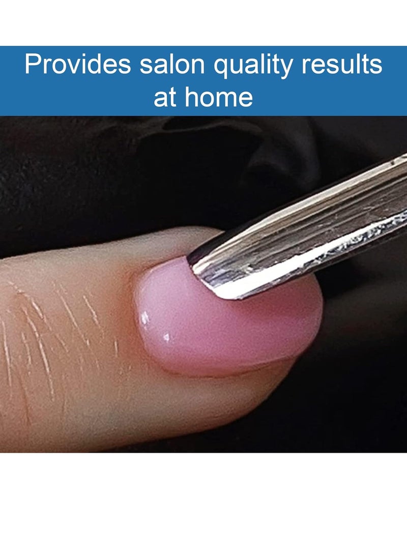 Professional Salon Quality Stainless Steel Double-Sided Cuticle Pusher for Manicure and Pedicure with Curved Edge - Image 3