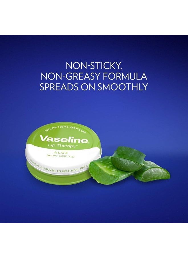 Vaseline Lip Therapy | Vaseline Lip Balm | Lip Moisturizer for Very Dry Lips | Aloe | 20g  - Image 1